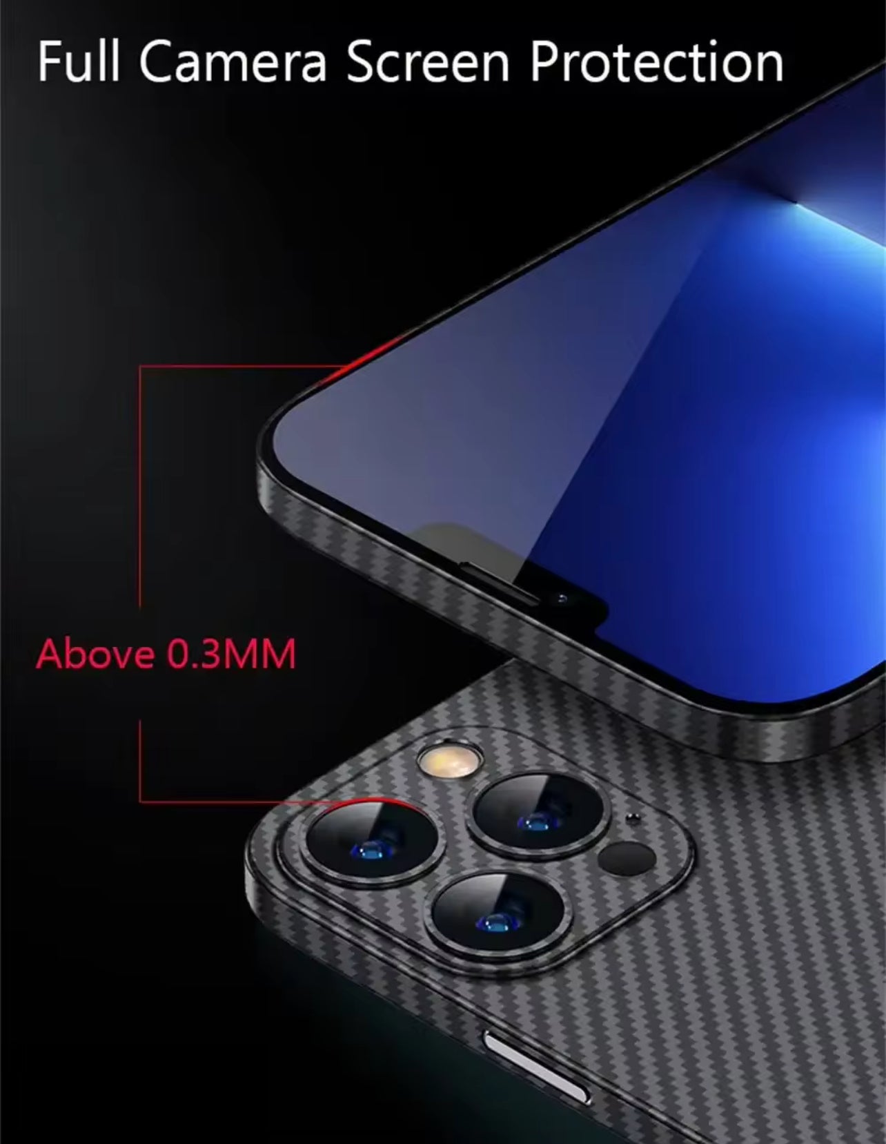 Premium Upgraded Ultra-Thin Carbon Fibre Phone Case with Precision Lens Protector- Apple iPhone 16 Series Premium Upgraded Ultra-Thin Carbon Fibre Phone Case with Precision Lens Protector- Apple iPhone 16 Series